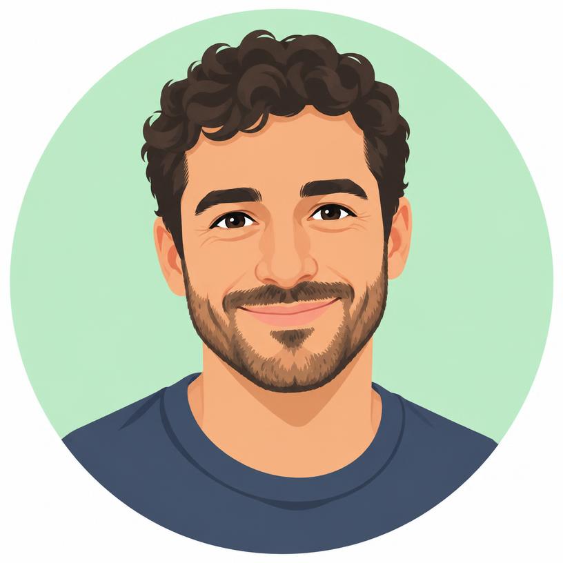Illustrated portrait of Daniel Reyes